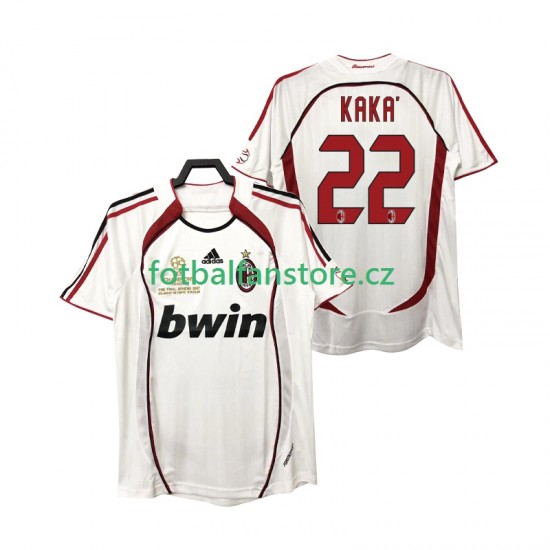 Muži Retro Venkovní Dres AC Milán KAKA 22 2006 2007 Krátký rukáv