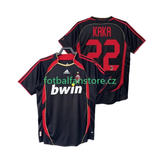 Muži Retro Alternativní Dres AC Milán KAKA 22 2006 2007 Krátký rukáv