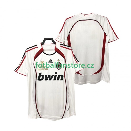 Muži Retro Venkovní Dres AC Milán 2006 2007 Krátký rukáv
