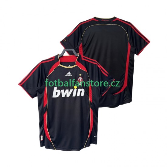 Muži Retro Alternativní Dres AC Milán 2006 2007 Krátký rukáv Muži Retro Alternativní Dres AC Milán 2006 2007 Krátký rukáv