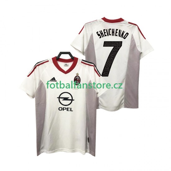 Muži Retro Venkovní Dres AC Milán SHEVCHENKO 7 2004 2005 Krátký rukáv