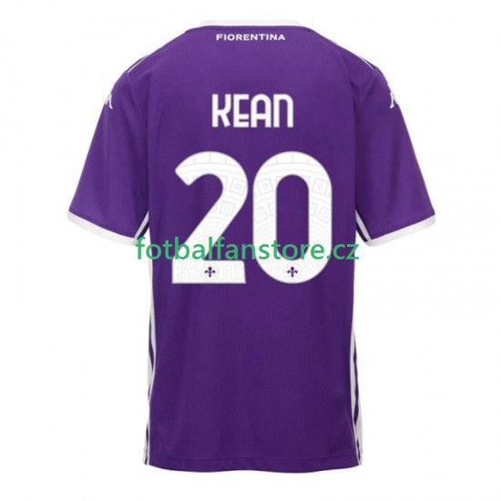 Muži Domácí Dres ACF Fiorentina Kean 20 2025-2026 Krátký rukáv