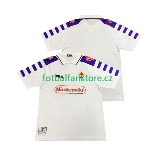 Muži Retro Venkovní Dres ACF Fiorentina 1998 1999 Krátký rukáv