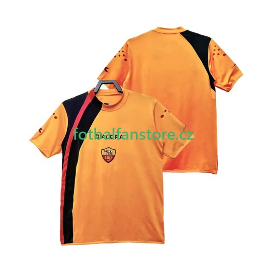 Muži Retro Domácí Dres AS Řím 2005 2006 Krátký rukáv Muži Retro Domácí Dres AS Řím 2005 2006 Krátký rukáv