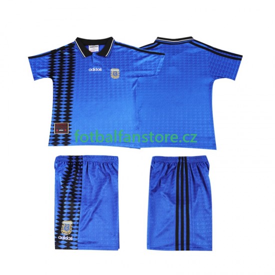 Dětský Retro Venkovní Dres Argentina 1994 Krátký rukáv