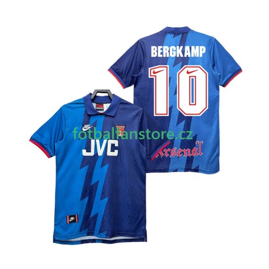 Muži Retro Venkovní Dres Arsenal BERGKAMP 10 1995 1996 Krátký rukáv