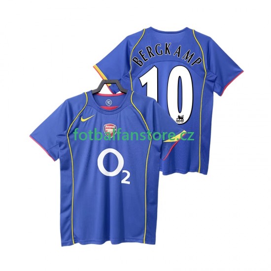 Muži Retro Venkovní Dres Arsenal BERGKAMP 10 2004 2005 Krátký rukáv