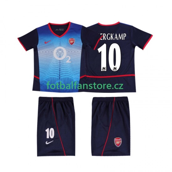 Dětský Retro Venkovní Dres Arsenal BERGKAMP 10 2002 2004 Krátký rukáv Dětský Retro Venkovní Dres Arsenal BERGKAMP 10 2002 2004 Krátký rukáv