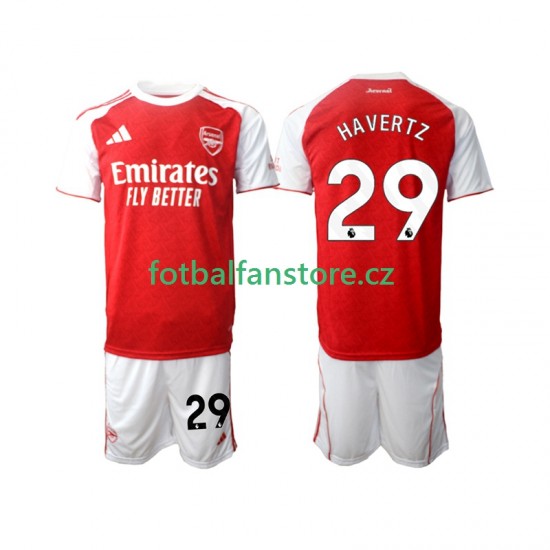 Dětský Domácí Dres Arsenal Kai Havertz 29 2025-2026 Krátký rukáv