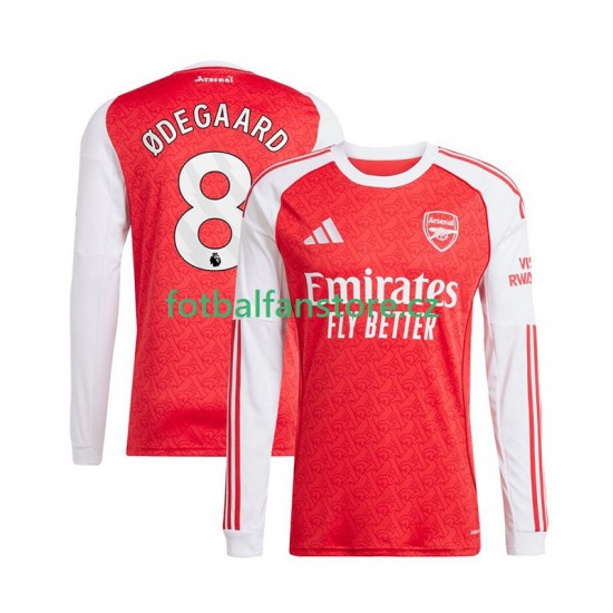 Muži Domácí Dres Arsenal Martin Odegaard 8 2025-2026 Dlouhými Rukávy