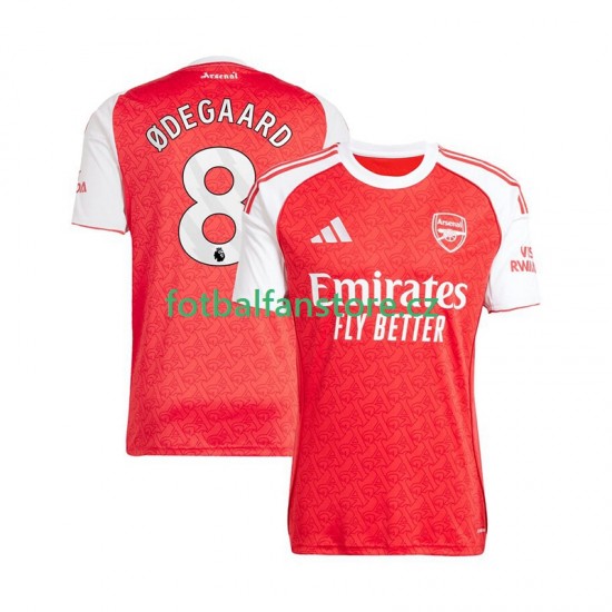 Muži Domácí Dres Arsenal Martin Odegaard 8 2025-2026 Krátký rukáv