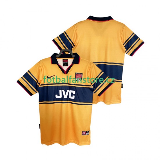 Muži Retro Venkovní Dres Arsenal 1997 1999 Krátký rukáv Muži Retro Venkovní Dres Arsenal 1997 1999 Krátký rukáv