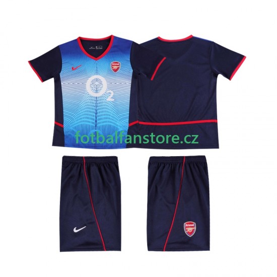 Dětský Retro Venkovní Dres Arsenal 2002 2004 Krátký rukáv