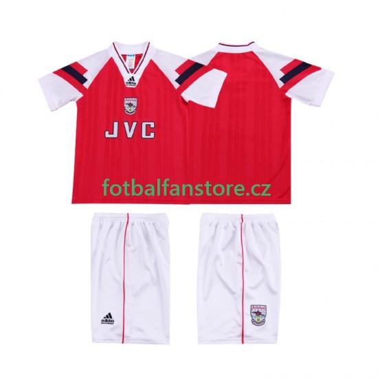 Dětský Retro Domácí Dres Arsenal 1992 1994 Krátký rukáv