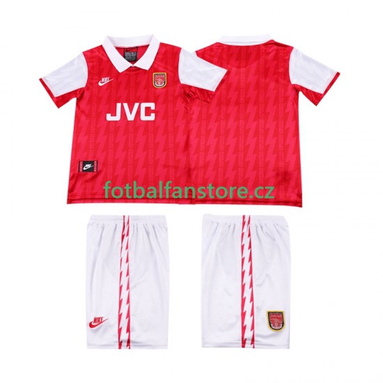Dětský Retro Domácí Dres Arsenal 1994 1996 Krátký rukáv