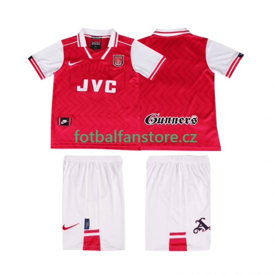 Dětský Retro Domácí Dres Arsenal 1996 1997 Krátký rukáv