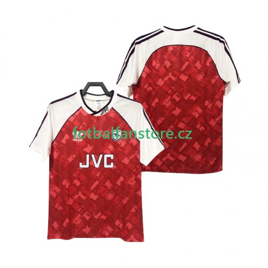 Muži Retro Domácí Dres Arsenal 1990 1992 Krátký rukáv