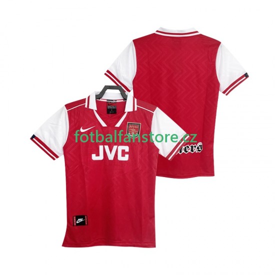 Muži Retro Domácí Dres Arsenal 1996 1997 Krátký rukáv Muži Retro Domácí Dres Arsenal 1996 1997 Krátký rukáv