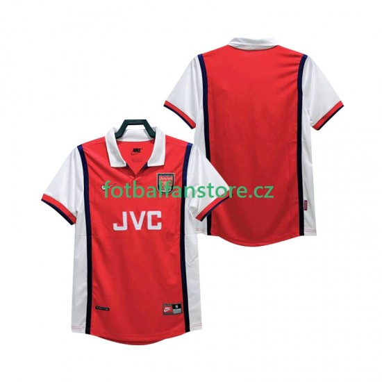 Muži Retro Domácí Dres Arsenal 1998 1999 Krátký rukáv