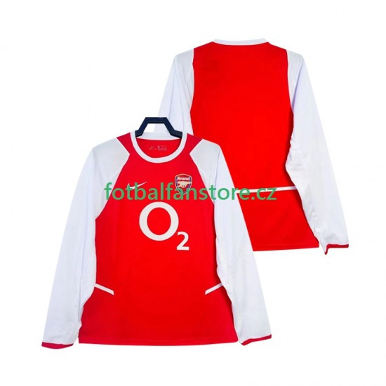 Muži Retro Domácí Dres Arsenal 2002 2003 Dlouhými Rukávy
