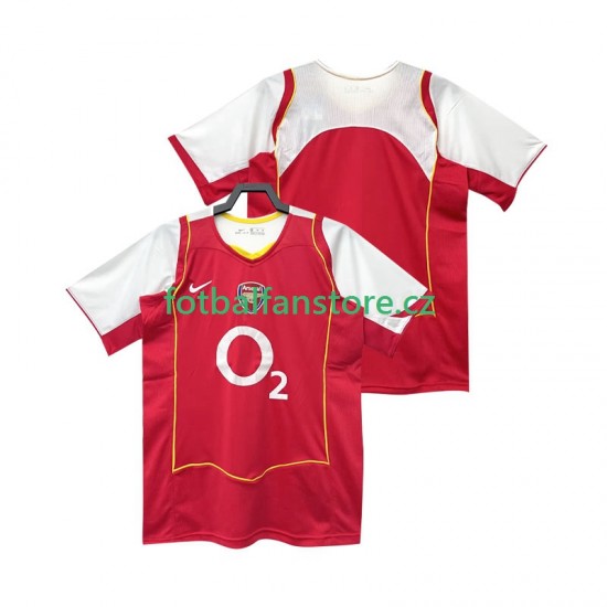 Muži Retro Domácí Dres Arsenal 2004 2005 Krátký rukáv