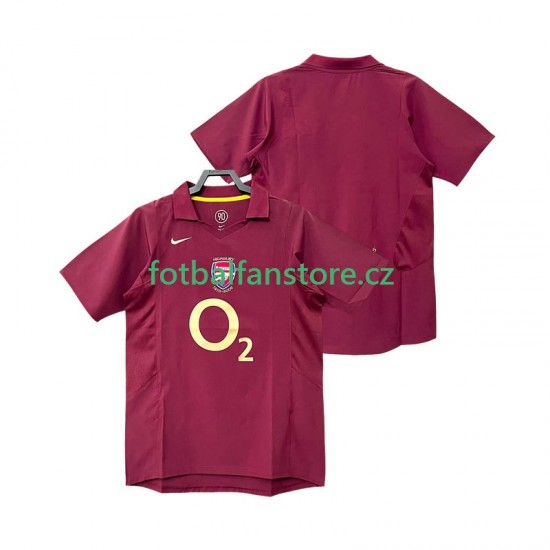 Muži Retro Domácí Dres Arsenal 2005 2006 Krátký rukáv