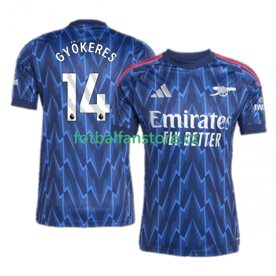 Muži Venkovní Dres Arsenal Viktor Gyokeres 14 2025-2026 Krátký rukáv