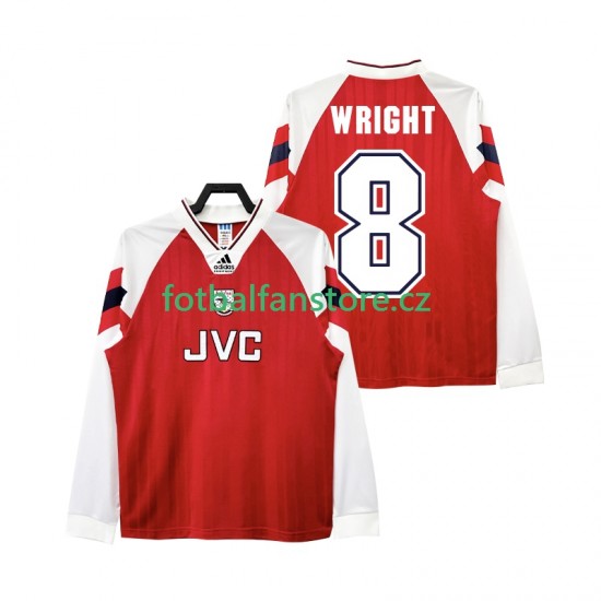 Muži Retro Domácí Dres Arsenal WRIGHT 8 192 1994 Dlouhými Rukávy