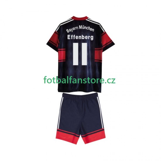 Dětský Retro Domácí Dres FC Bayern Mnichov Effenberg 11 1997 1999 Krátký rukáv