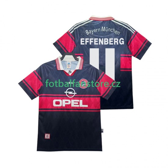 Muži Retro Domácí Dres FC Bayern Mnichov Effenberg 11 1997 1999 Krátký rukáv