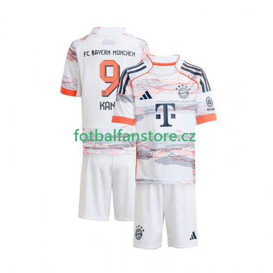 Dětský Venkovní Dres FC Bayern Mnichov Harry Kane 9 2025-2026 Krátký rukáv