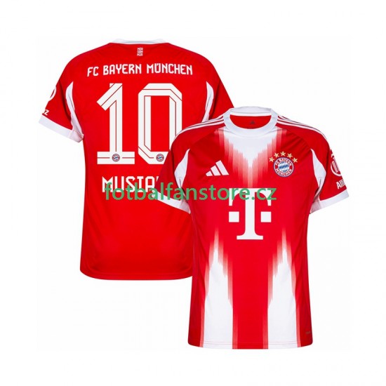 Muži Domácí Dres FC Bayern Mnichov Jamal Musiala 10 2025-2026 Krátký rukáv Muži Domácí Dres FC Bayern Mnichov Jamal Musiala 10 2025-2026 Krátký rukáv