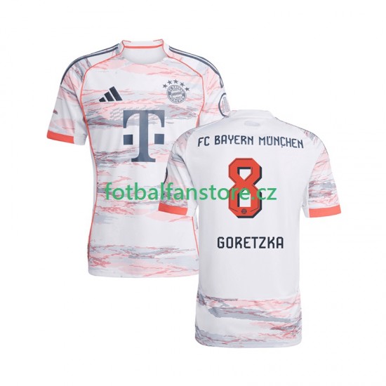 Muži Venkovní Dres FC Bayern Mnichov Leon Goretzka 8 2025-2026 Krátký rukáv