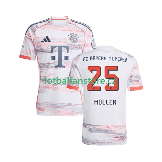 Muži Venkovní Dres FC Bayern Mnichov Thomas Muller 25 2025-2026 Krátký rukáv