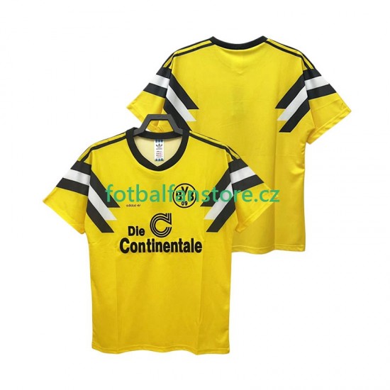 Muži Retro Domácí Dres Borussia Dortmund DFB-POKAL 1989 Krátký rukáv