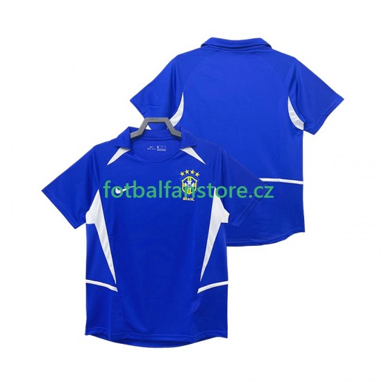 Muži Retro Venkovní Dres Brazílie 2002 Krátký rukáv