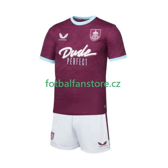 Dětský Domácí Dres Burnley 2025-2026 Krátký rukáv
