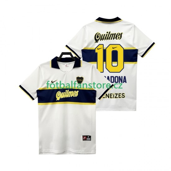 Muži Retro Venkovní Dres CA Boca Juniors MARADONA 10 1997 1998 Krátký rukáv Muži Retro Venkovní Dres CA Boca Juniors MARADONA 10 1997 1998 Krátký rukáv
