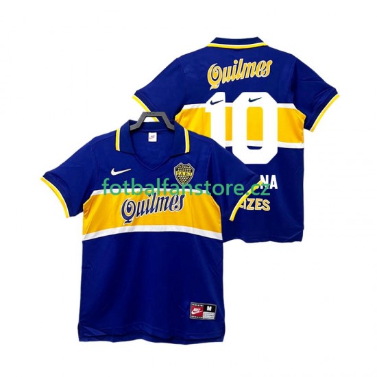 Muži Retro Domácí Dres CA Boca Juniors MARADONA 10 1997 1998 Krátký rukáv