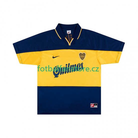 Muži Retro Domácí Dres CA Boca Juniors 1999 2000 Krátký rukáv