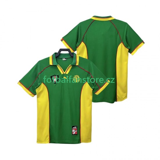 Muži Retro Domácí Dres Kamerun 1998 Krátký rukáv