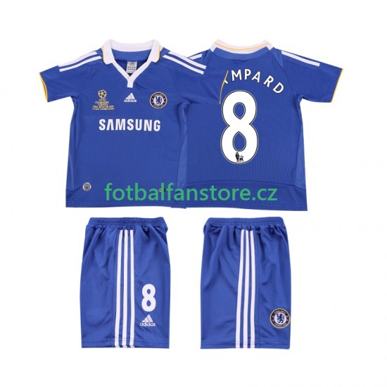 Dětský Retro Domácí Dres Chelsea LAMPARD 8 2007 2008 Krátký rukáv