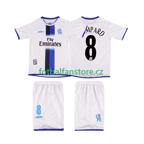 Dětský Retro Venkovní Dres Chelsea LOMPARD 8 2003 2004 Krátký rukáv