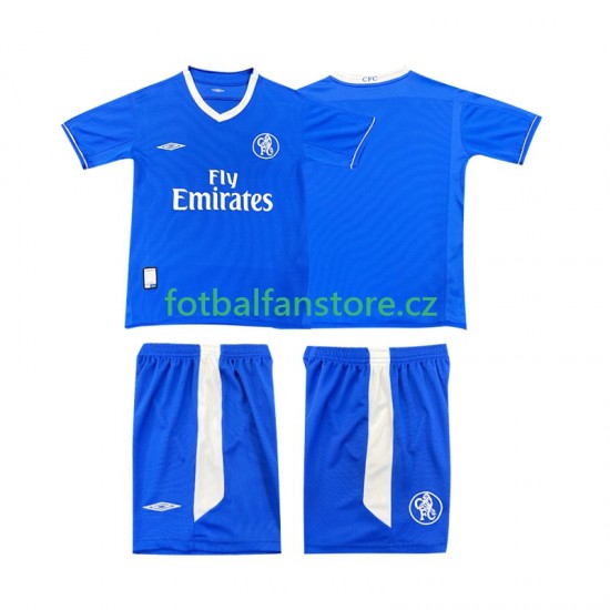 Dětský Retro Domácí Dres Chelsea 2003 2005 Krátký rukáv