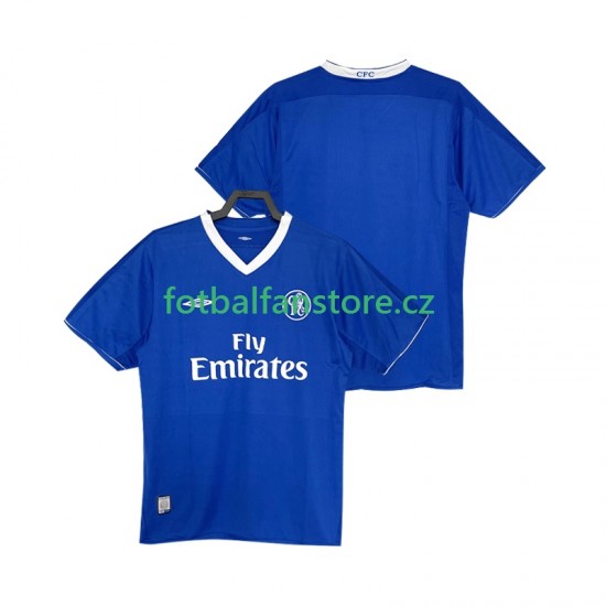 Muži Retro Domácí Dres Chelsea 2003 2005 Krátký rukáv