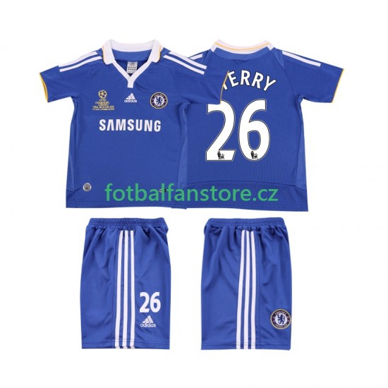 Dětský Retro Domácí Dres Chelsea TERRY 26 2007 2008 Krátký rukáv Dětský Retro Domácí Dres Chelsea TERRY 26 2007 2008 Krátký rukáv