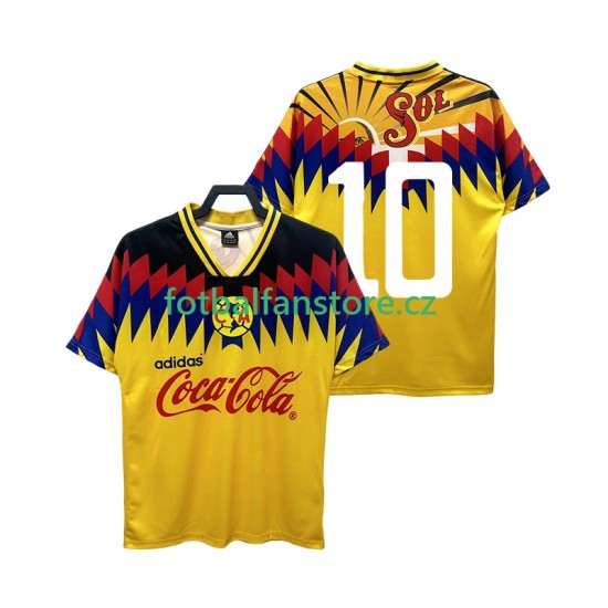 Muži Retro Domácí Dres Club América 10 1995 Krátký rukáv
