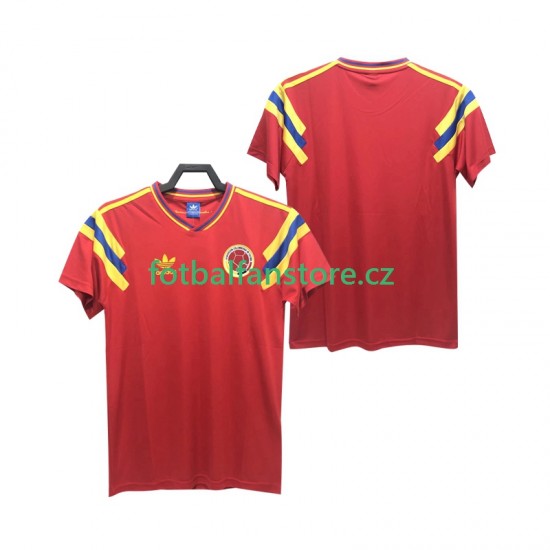 Muži Retro Venkovní Dres Kolumbie 1990 Krátký rukáv