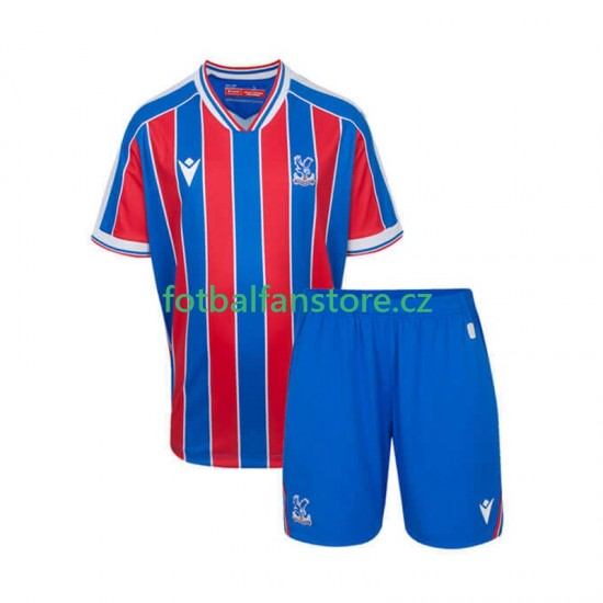Dětský Domácí Dres Crystal Palace 2025-2026 Krátký rukáv Dětský Domácí Dres Crystal Palace 2025-2026 Krátký rukáv