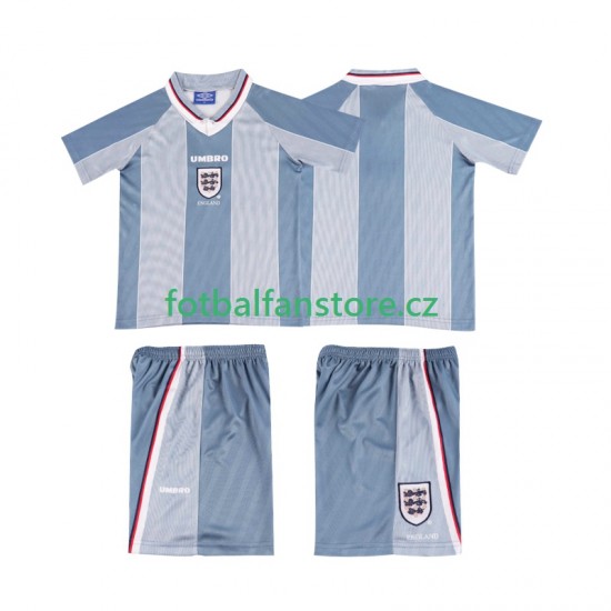 Dětský Retro Venkovní Dres Anglie 1996 Krátký rukáv